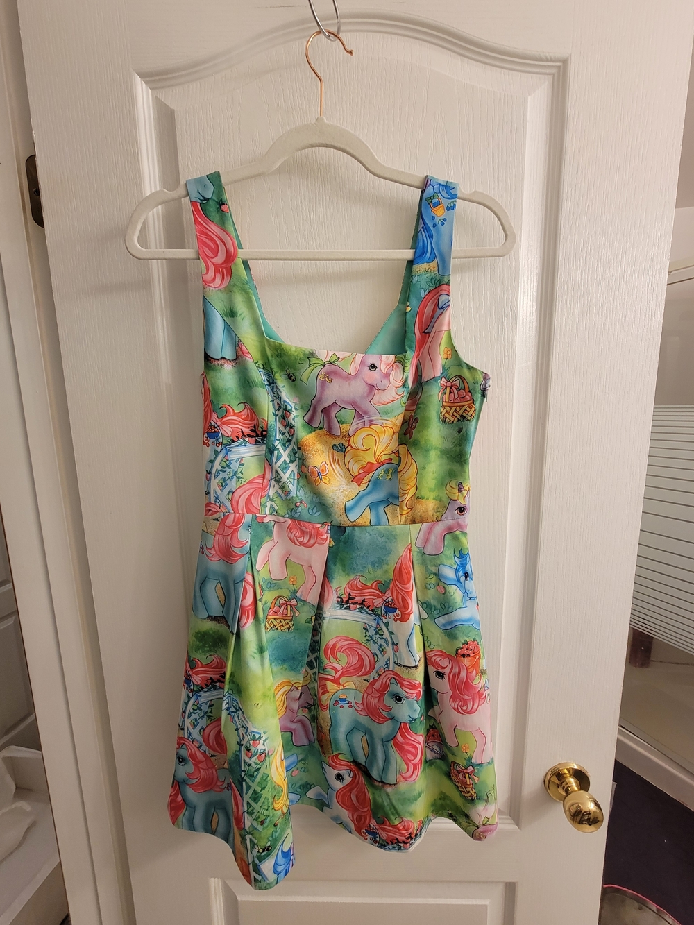 Iron Fist Pastel Multicolor Pony Print Dress
